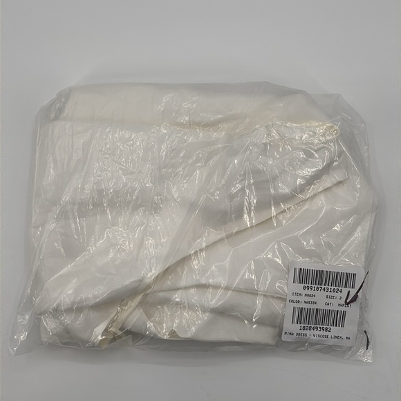 Madewell One-Shoulder Midi Dress in Lighthouse white size 2 NWT NQ624 - Picture 11 of 12